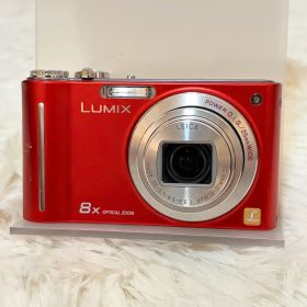 【動作品】Panasonic LUMIX DMC-ZX1 レッド レトロコンデジ