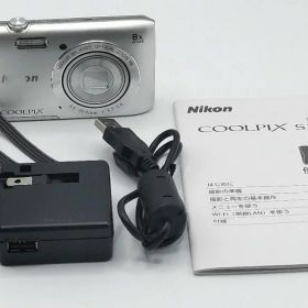 【中古 動作確認済】 Nikon デジタルカメラ COOLPIX S3700 シルバー 光学8倍ズーム 2005万画素 S3700SL デジカメ 入学式 入園式 卒業式 卒園式 歓迎会 送迎会 自撮り セルフィー 花見 旅行 ブラブラ 思い出 想い出 日常 Vlog カメラ男子 カメラ女子
