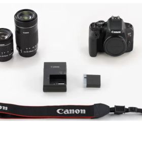ボディ新品級 【Canon EOS Kiss X9i ダブルレンズセット】