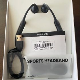 ほぼ未使用 ShokzOpenRunMiniBlack(S803)骨伝導イヤホン