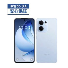 【中古】【美品】 OPPO Reno13A A501OP アイスブルー ソフトバンク版 Softbank 【安心30日保証】 本体 白ロム CCコネクト