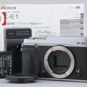 【中古】FUJIFILM 富士フイルム X-E1 シルバー ミラーレス一眼カメラ