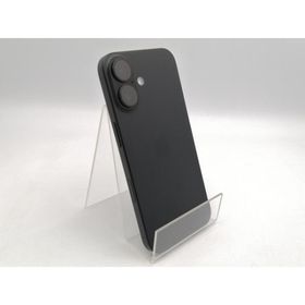 【中古】Apple docomo 【SIMフリー】 iPhone 16 128GB ブラック MYDQ3J/A【ECセンター】保証期間１ヶ月【ランクB】