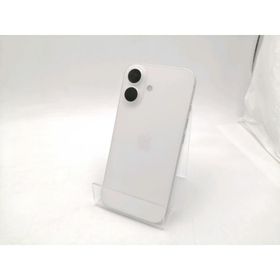 【中古】Apple 国内版 【SIMフリー】 iPhone 16 256GB ホワイト MYDX3J/A【ECセンター】保証期間１ヶ月【ランクB】