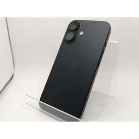【中古】Apple au 【SIMフリー】 iPhone 16 256GB ブラック MYDW3J/A【川崎駅前】保証期間１ヶ月【ランクB】