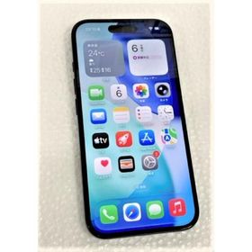 中古 Apple iPhone 16 128GB ブラック MYDQ3J/A 国内版SIMフリー