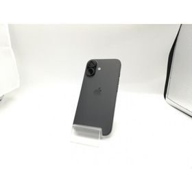 【中古】Apple docomo 【SIMフリー】 iPhone 16 128GB ブラック MYDQ3J/A【那珂川】保証期間１ヶ月【ランクB】