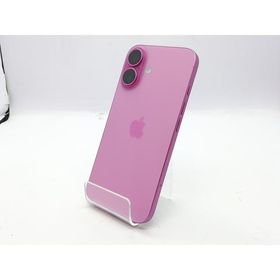 【中古】Apple au 【SIMフリー】 iPhone 16 128GB ピンク MYDT3J/A【立川フロム中武】保証期間１ヶ月【ランクA】