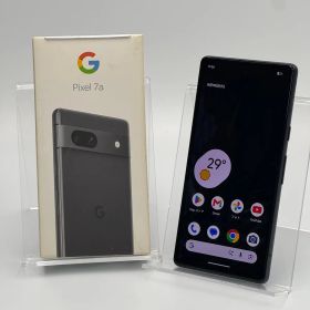 【箱付き中古C】Google Pixel 7a 128GB Charcoal SIMフリー 白ロム