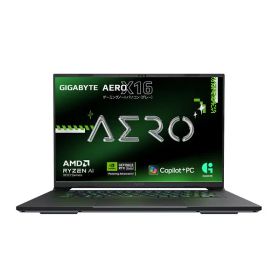 ゲーミングノートパソコン GIGABYTE AERO X16 1WH93JPC64DP 16インチ Ryzen AI 7 350 Geforce RTX5070 Laptop メモリ:32GB SSD:1TB Windows 11 Pro 日本語キーボード ルナーホワイト ギガバイト ノートPC 4719331763916-ds