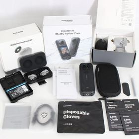 【ボーナスストアPlus】Insta360 X5 通常版 CINSAAHA ブラック 360度カメラ アクションカメラ インスタ360 本体