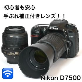 Nikon D7500 ダブルレンズセット★美品★Wi-Fi&Bluetooth
