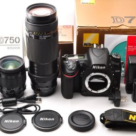 極上美品❤️ニコン D750 単焦点＆標準＆超望遠トリプルレンズセット