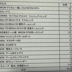 ダイビングNikonD750 デジタルカメラセット(ワイド&マクロ) バラ売り可