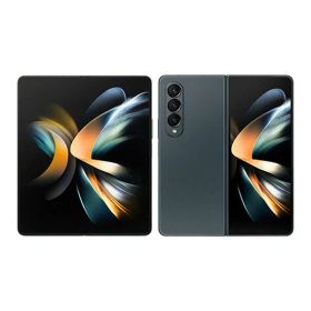 【中古】【安心保証】 Galaxy Z Fold4 SCG16[256GB] au グレイグリーン