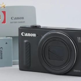 【中古】Canon キヤノン PowerShot SX610 HS ブラック コンパクトデジタルカメラ