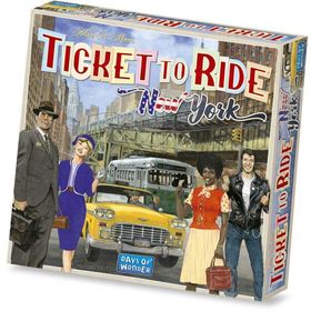 ホビージャパン チケット・トゥ・ライド: ニューヨーク 多言語版 (2-4人用 10-15分 8才以上向け) ボードゲーム