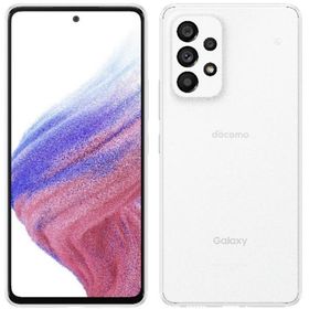 docomo版 SIMフリー SAMSUNG Galaxy A53 5G SC-53C スマートフォン本体(ホワイト)【au/Softbank/楽天/UQ/Y!Mobile等でも利用可 ※APNを追加する設定が必要です】
