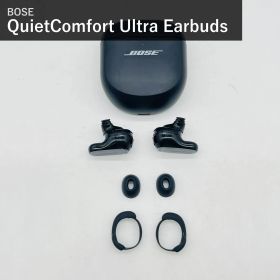 Bose ボーズ QuietComfort Ultra Earbuds 882826-0010 ブラック 完全ワイヤレスイヤホン ノイズキャンセリング Bluetooth 空間オーディオ CustomTune マイク付 最大6時間再生 急速充電 IPX4