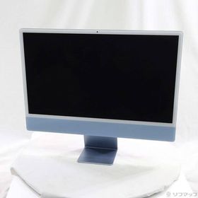 〔中古〕Apple(アップル) iMac 24-inch Mid-2021 MJV93J／A Apple M1 8コアCPU_7コアGPU 8GB SSD512GB ブルー 〔macOS v15.7.9〕〔258-ud〕