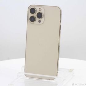 〔中古〕Apple(アップル) iPhone13 Pro Max 512GB ゴールド MLJV3J／A SIMフリー〔258-ud〕