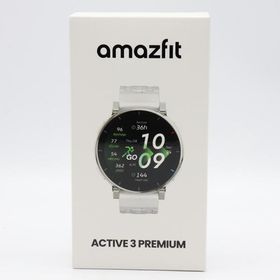 ボーナスストア+5％【新品未開封】Amazfit Active 3 Premium SP170082-C249 エアロホワイト 45mm スマートウォッチ アマズフィット アクティブ3 プレミアム 本体