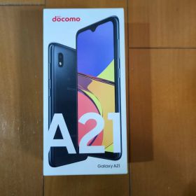 docomo Galaxy A21 本体 ブラック
