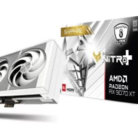 SAPPHIRE｜サファイヤ グラフィックボード NITRO+ Radeon RX 9070 XT GAMING OC 16GB PhantomLink Polar ホワイト NITRORX9070XT16GBPLP/11348-09-20G [Radeon RXシリーズ /16GB]