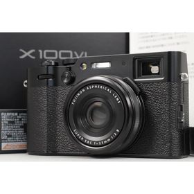 [新品同様｜シャッター数 1800回] FUJIFILM X100VI 日英２言語設定モデル ブラック [ストラップ等 未開封]