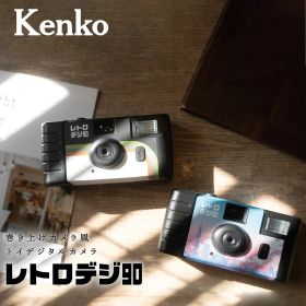 カメラ デジタルカメラ デジカメ トイカメラ ダイアル式 平成 平成レトロ レトロ エモい KC-RD90 写真 動画 日常風景 旅行 記念 写真 思い出 乾電池式 ストラップ付 ケンコー KENKO 【送料無料】