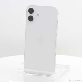 (中古)Apple iPhone16 Plus 256GB ホワイト MXVH3J/A SIMフリー(371-ud)