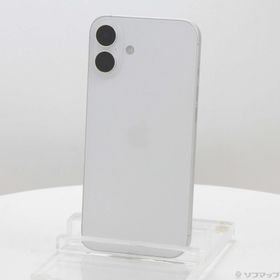 (中古)Apple iPhone16 Plus 256GB ホワイト MXVH3J/A SIMフリー(377-ud)