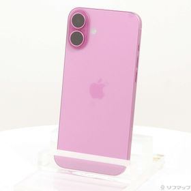 (中古)Apple iPhone16 Plus 256GB ピンク MXVJ3J/A SIMフリー(196-ud)