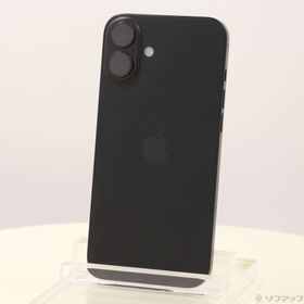 (中古)Apple iPhone16 Plus 128GB ブラック 3N343J/A SIMフリー(295-ud)