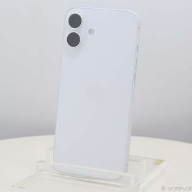 (中古)Apple iPhone16 Plus 256GB ホワイト MXVH3J/A SIMフリー(262-ud)