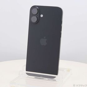 (中古)Apple iPhone16 Plus 128GB ブラック MXVA3J/A SIMフリー(258-ud)