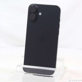 (中古)Apple iPhone16 Plus 128GB ブラック 3N343J/A SIMフリー(196-ud)