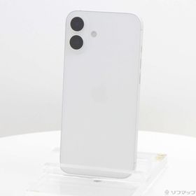 (中古)Apple iPhone16 Plus 128GB ホワイト MXVC3J/A SIMフリー(371-ud)