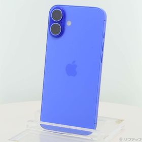(中古)Apple iPhone16 Plus 128GB ウルトラマリン MXVE3J/A SIMフリー(371-ud)
