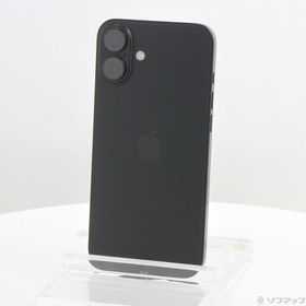 (中古)Apple iPhone16 Plus 256GB ブラック MXVG3J/A SIMフリー(352-ud)