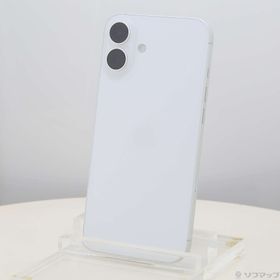 (中古)Apple iPhone16 Plus 128GB ホワイト MXVC3J/A SIMフリー(377-ud)