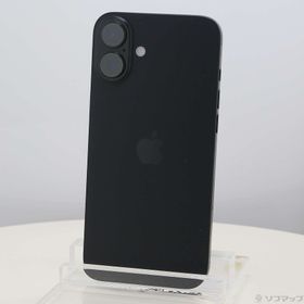 (中古)Apple iPhone16 Plus 128GB ブラック MXVA3J/A SIMフリー(276-ud)
