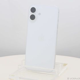 (中古)Apple iPhone16 Plus 256GB ホワイト MXVH3J/A SIMフリー(276-ud)