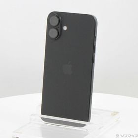 (中古)Apple iPhone16 Plus 128GB ブラック MXVA3J/A SIMフリー(198-ud)