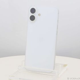 (中古)Apple iPhone16 Plus 128GB ホワイト MXVC3J/A SIMフリー(276-ud)