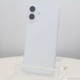 (中古)Apple iPhone16 Plus 256GB ホワイト MXVH3J/A SIMフリー(377-ud)