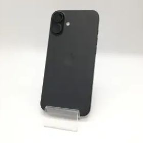 【中古】Apple 国内版 【SIMフリー】 iPhone 16 Plus 128GB ブラック MXVA3J/A【那珂川】保証期間１ヶ月【ランクB】