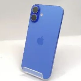 【中古】Apple 国内版 【SIMフリー】 iPhone 16 Plus 128GB ウルトラマリン MXVE3J/A【宇田川】保証期間１ヶ月【ランクB】