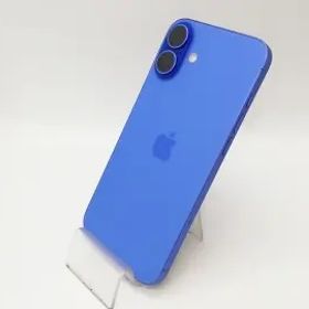 【中古】Apple 国内版 【SIMフリー】 iPhone 16 Plus 128GB ウルトラマリン MXVE3J/A【広島本通】保証期間１ヶ月【ランクB】