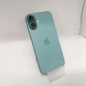 【中古】Apple 国内版 【SIMフリー】 iPhone 16 Plus 256GB ティール MXVL3J/A【川越クレアモール】保証期間１ヶ月【ランクC】